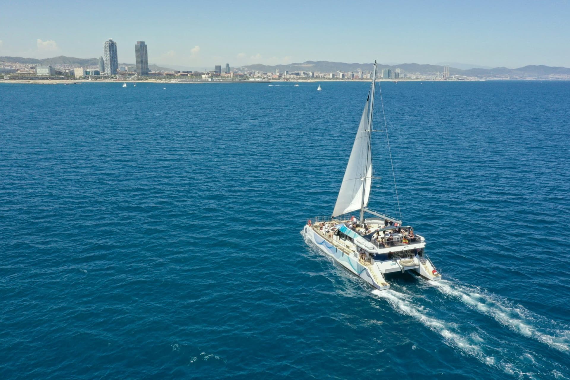 Barcelona Eco Catamaran Coastline Tour - main image
